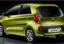 МОЛДИНГИ БОКОВЫХ СТЕКОЛ PICANTO 2012--> ХРОМ 4ШТ.